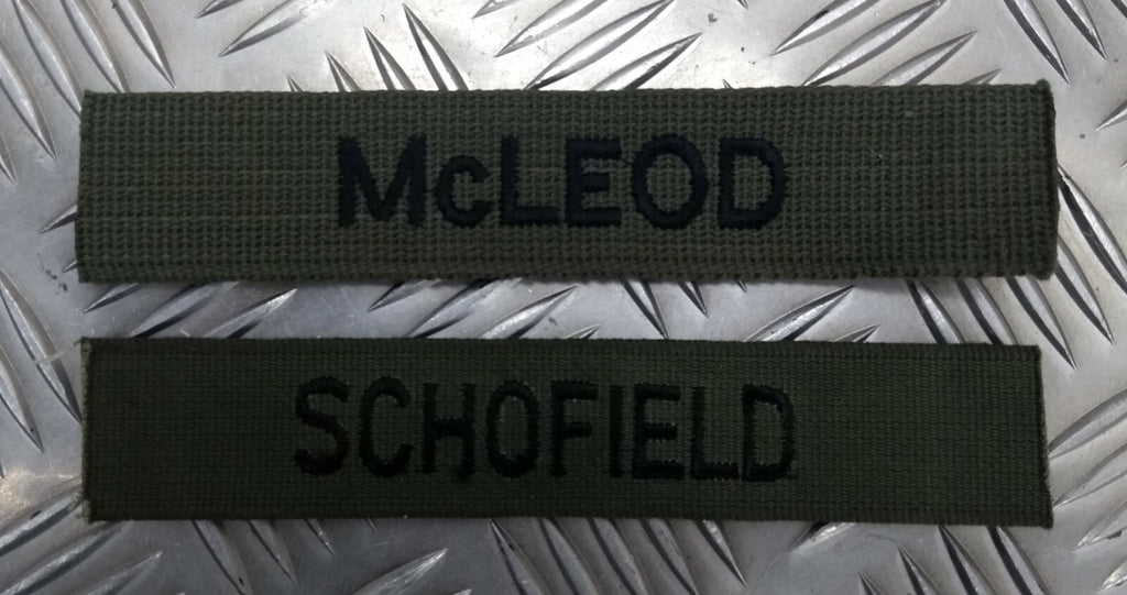 British Style Breast / Chest Device ID Patch Various Names NEW