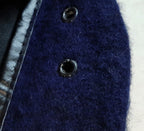 Navy Blue Military Style Wool Beret Size 7 1/4 / Medium - NEW