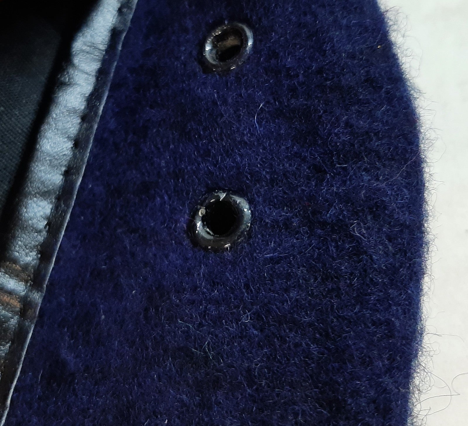 Navy Blue Military Style Wool Beret Size 7 1/4 / Medium - NEW
