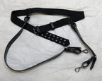 Belt The Rifles Regt Black Ceremonial Waist Belt With Kicking Straps