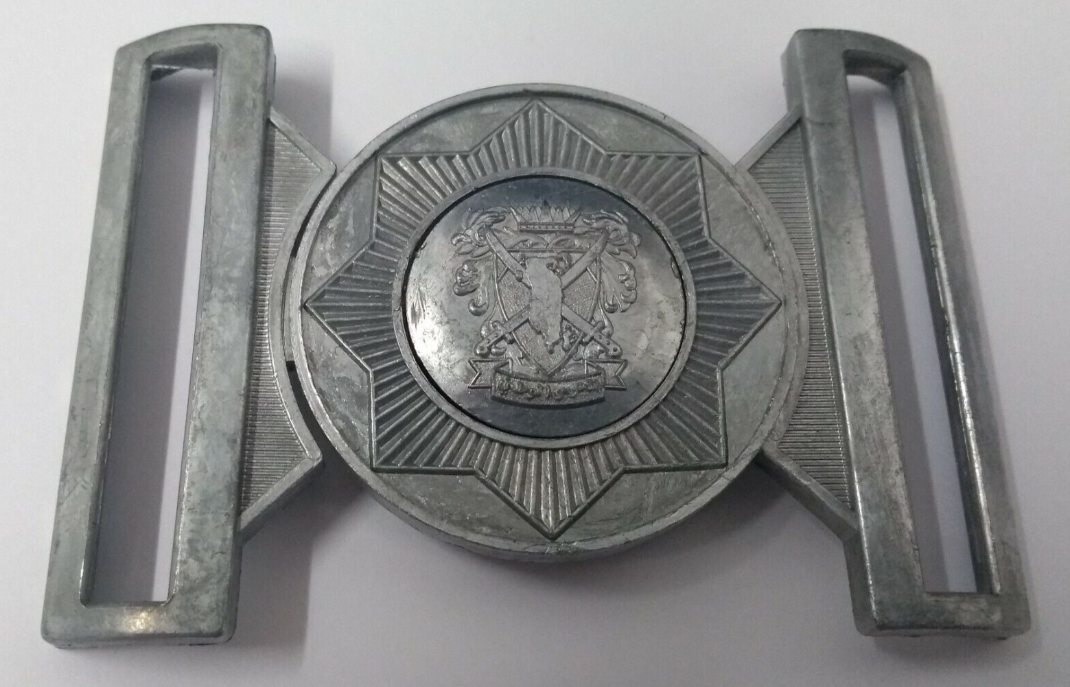 BNG Bahrain Insignia Unplated Ceremonial Belt Buckle Made in UK Collectors Item