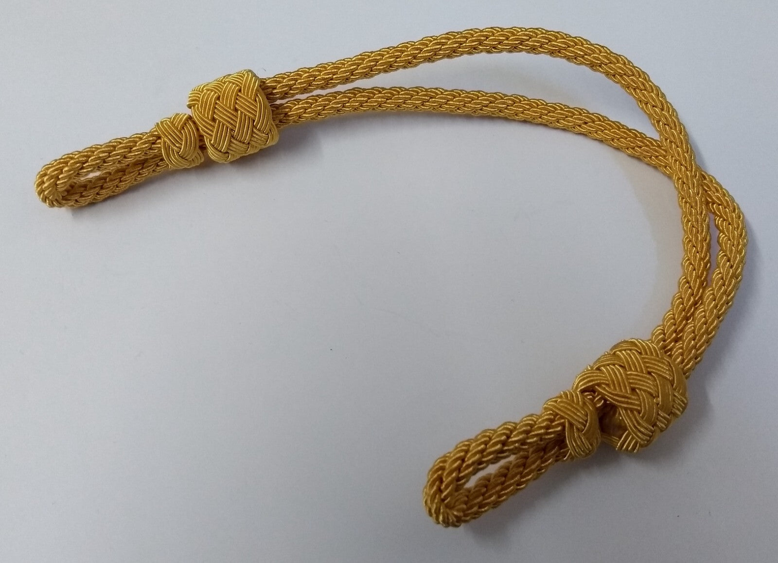 Hat Cord Gold Twisted Issue Officer's Dress Cap Adjustable Made in UK