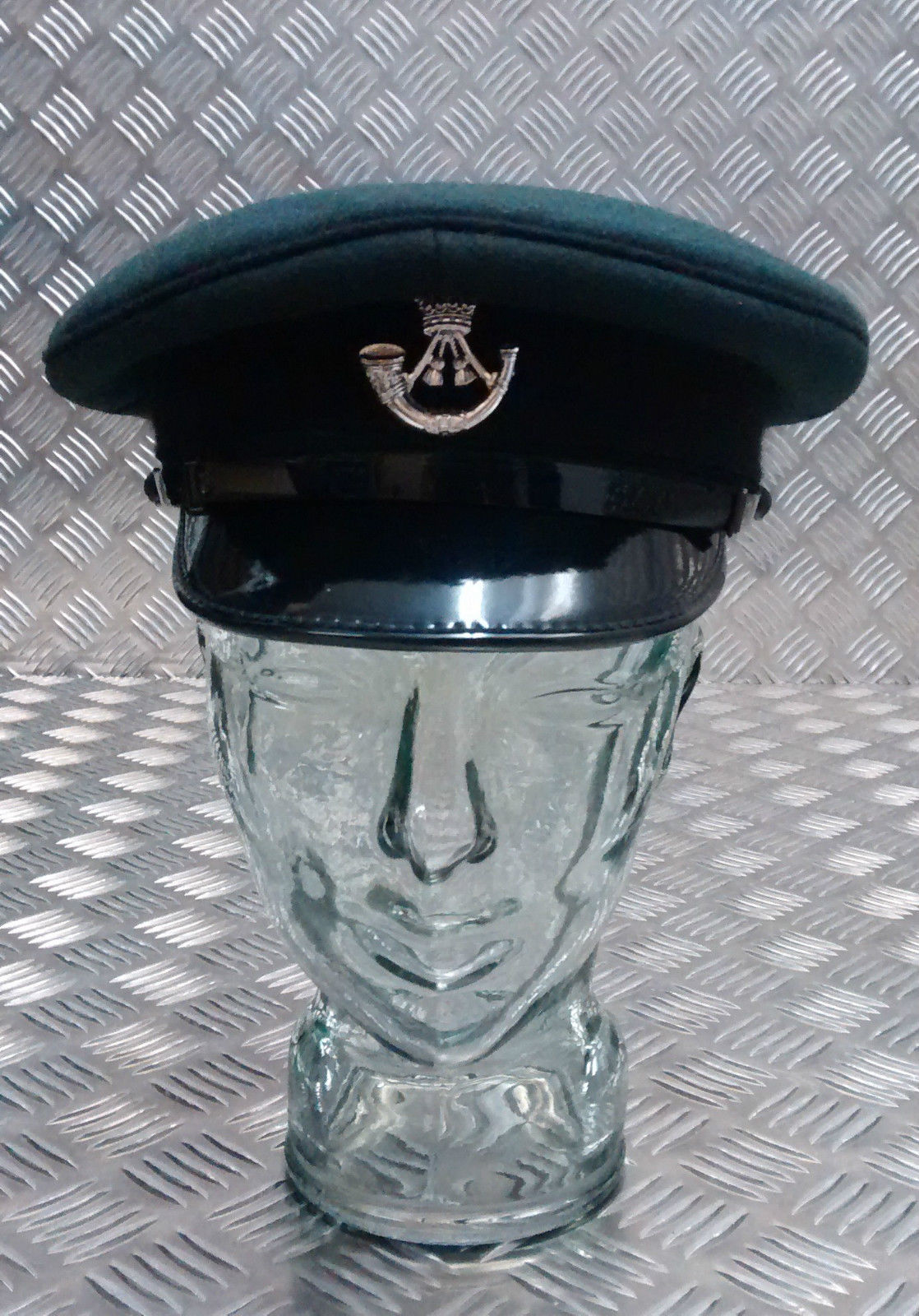 The Rifles Green Parade Dress Hat / Visor Cap Various Sizes Genuine British Army
