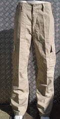 Beige Military Style Combat Cargo / Utility / Field Trousers Size 44"-48" - NEW