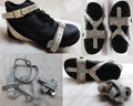 Crampon Boot Spikes British Tri Service Chrome Leather Straps One Size