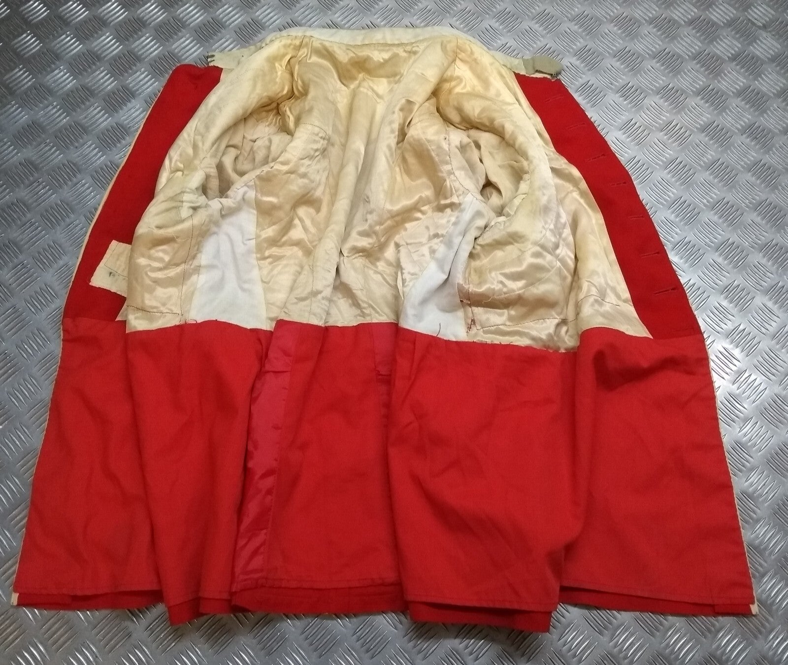 British Army Red Tunic The Royal Gibraltar Ceremonial Style Jacket Faulty