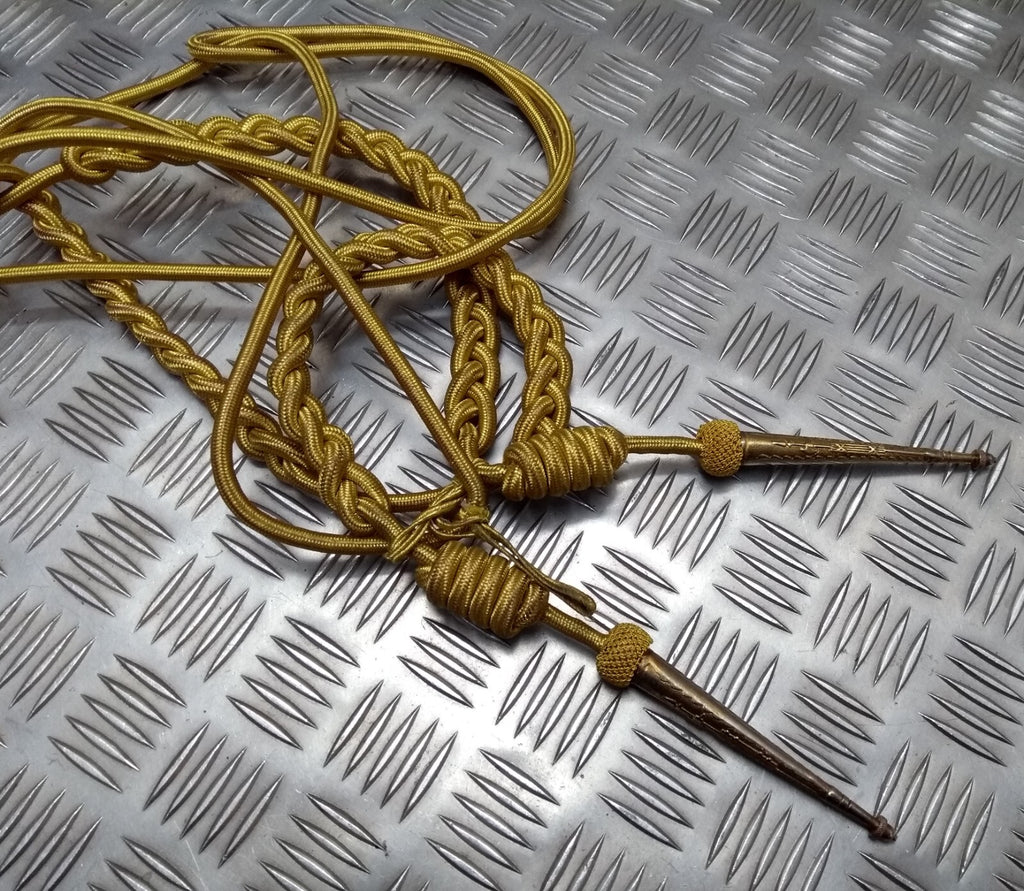 Aiguillette HCav British Army The Life Guards Household Cavalry With Boards