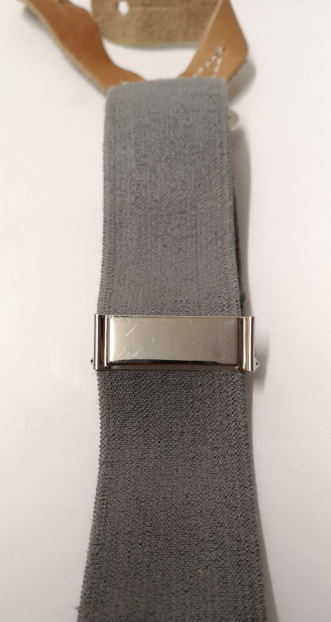 Genuine British Army / RAF Royal Air Force Braces with Leather Buckles -SMALL- Adjustable