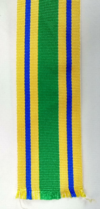Iraq Reconstruction Service Medal 32mm British Made Blue Green & Sand / Beige 6"