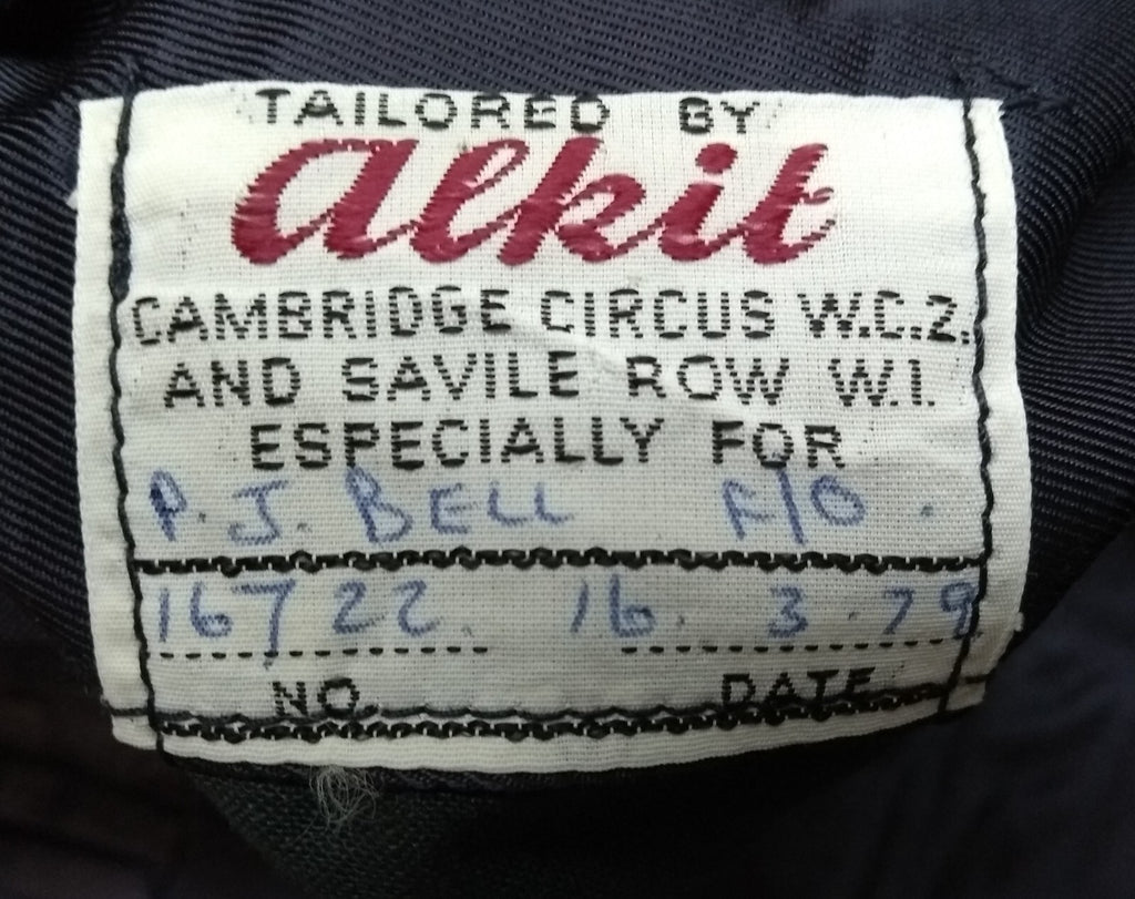 RAF Royal Air Force Vintage No1 Jacket Airforce Blue Grey Colour Old Pattern With Cloth Belt Alkit