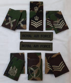 British Army Insignia Slides Chest Device DPM OD Old Pattern Assorted Ranks X14