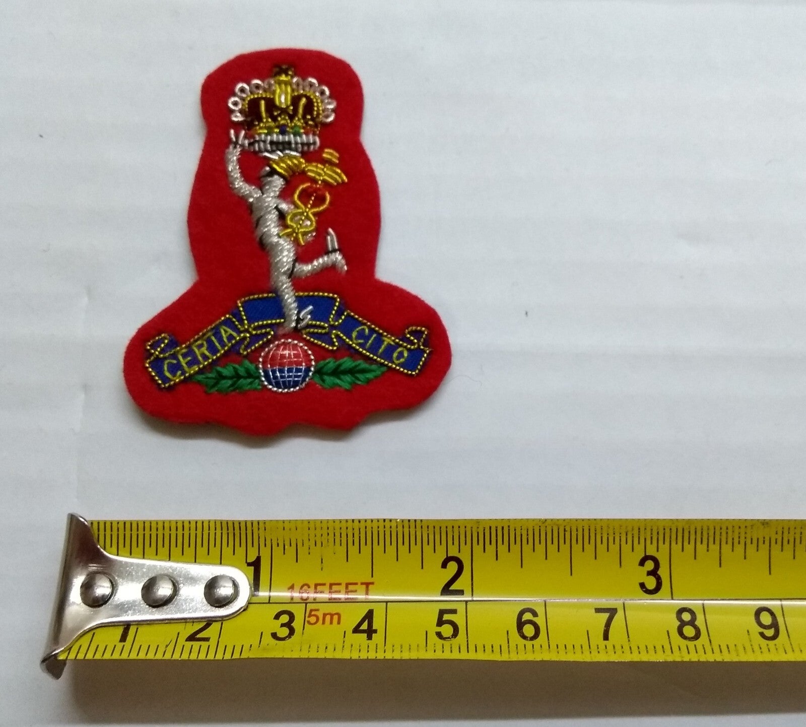 Mess Kit Badge Royal Corps of Signals British Army Hand Embroidered Arm Patch