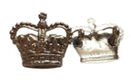 St Edward's Crown British Officers' / NCO Non-Commissioned Officer Rank Pattern 1 Pair