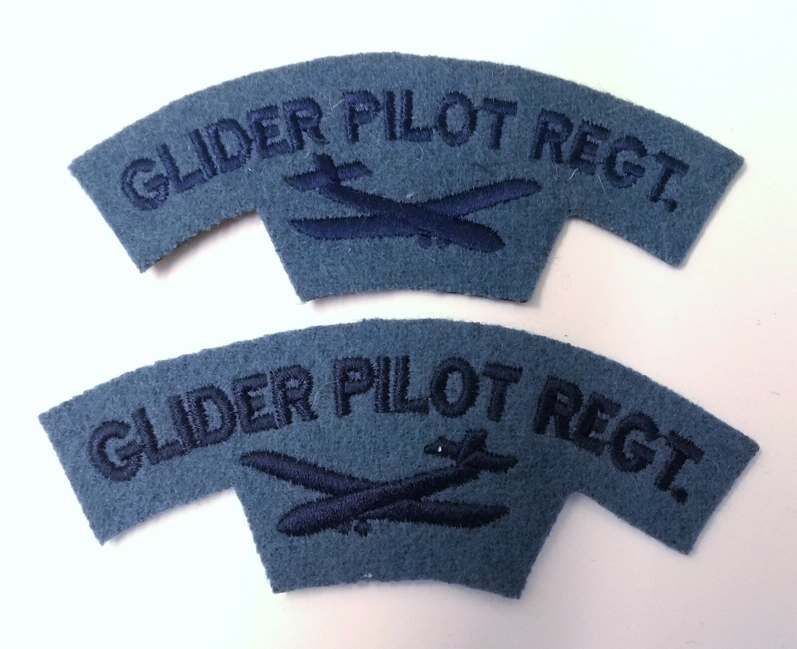 Glider Pilot Regiment Shoulder Patches British Made Left and Right Pair ASPS250