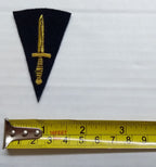 No1 Commandos Badge (Navy) British Army Hand Embroidered Dagger Arm Patch