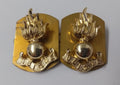 Royal Engineers RE Collar Dogs Split Pins & Back Plates