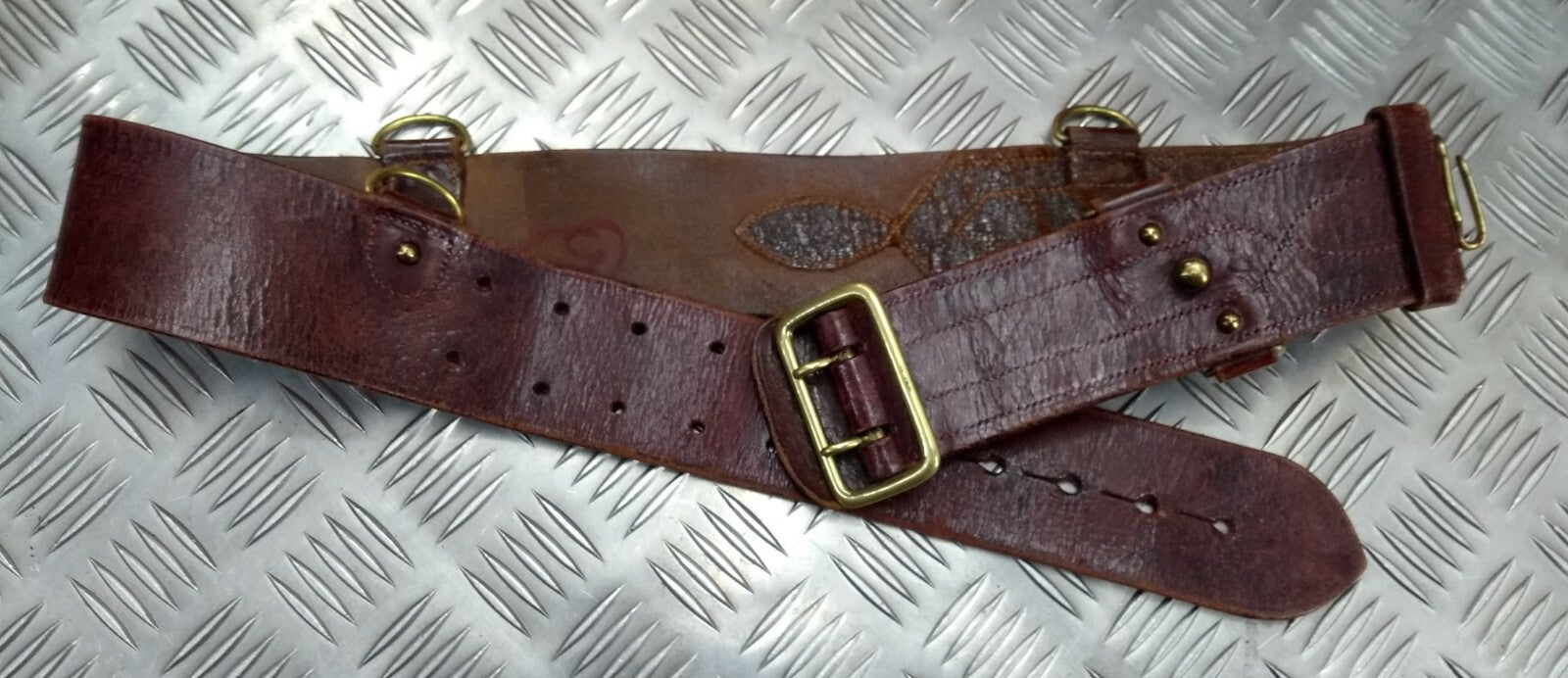 British Sam Browne Dress Belt Without Crossover Strap FXB