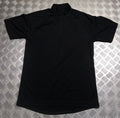 Black Technical Delta Stealth Self Wicking Technical Activewear Top Short Sleeve