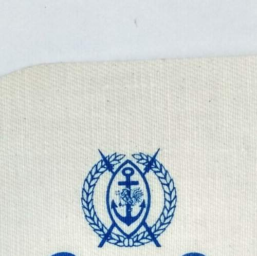 Vintage Naval Patch RN CPO Blue & White Printed Qualification Patch