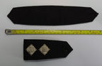 Vintage No1 Shoulder Slide With Silver Rank Pip Insignia Uniform Slides
