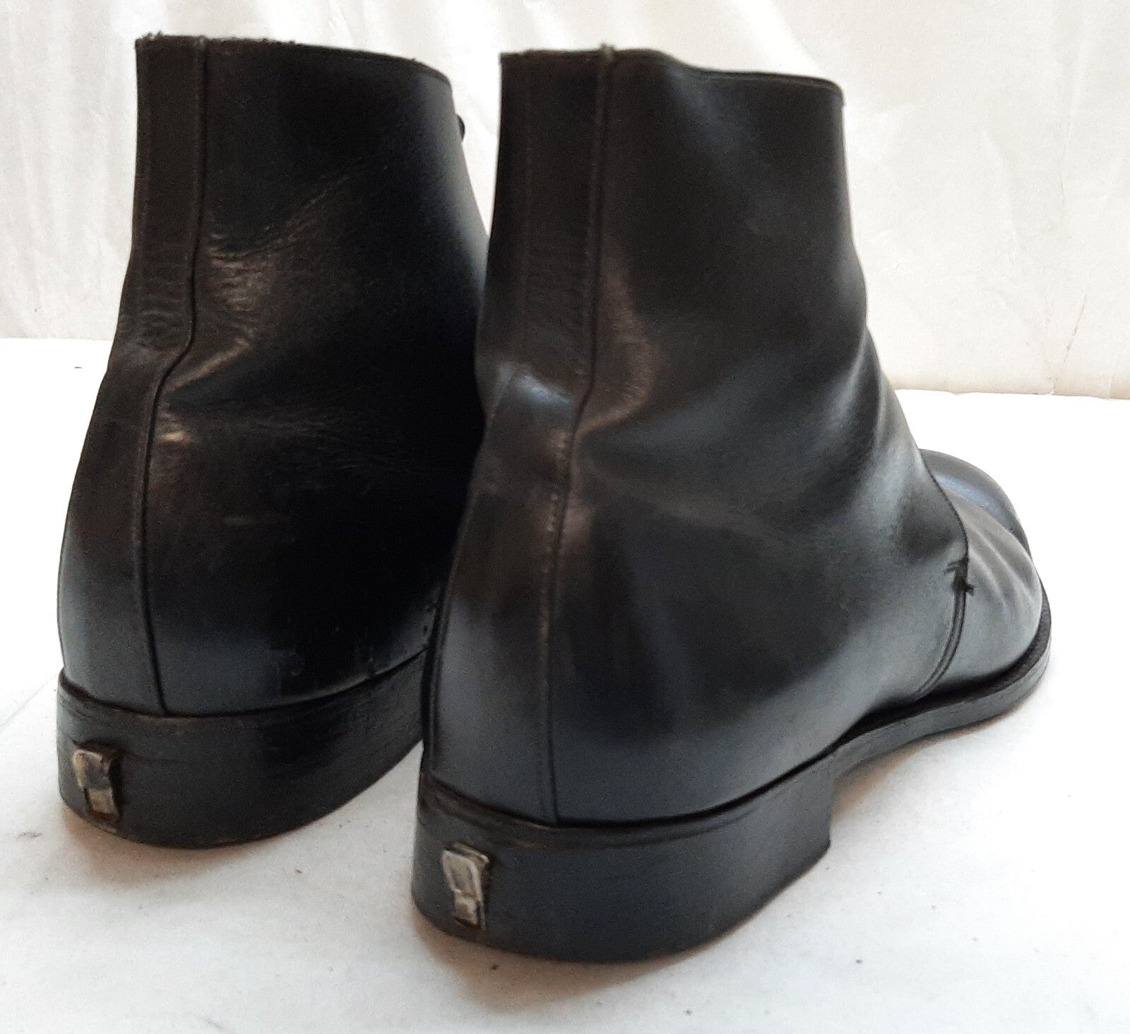 Vintage George Boots British Army 1960s Pattern With Spur Box Housing UK 14L