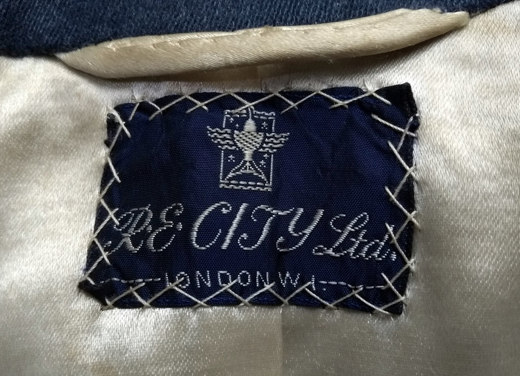 RAF Royal Air Force Mess Jacket Airforce Blue Grey Colour Vintage R.E City Ltd 60s Fancy Dress