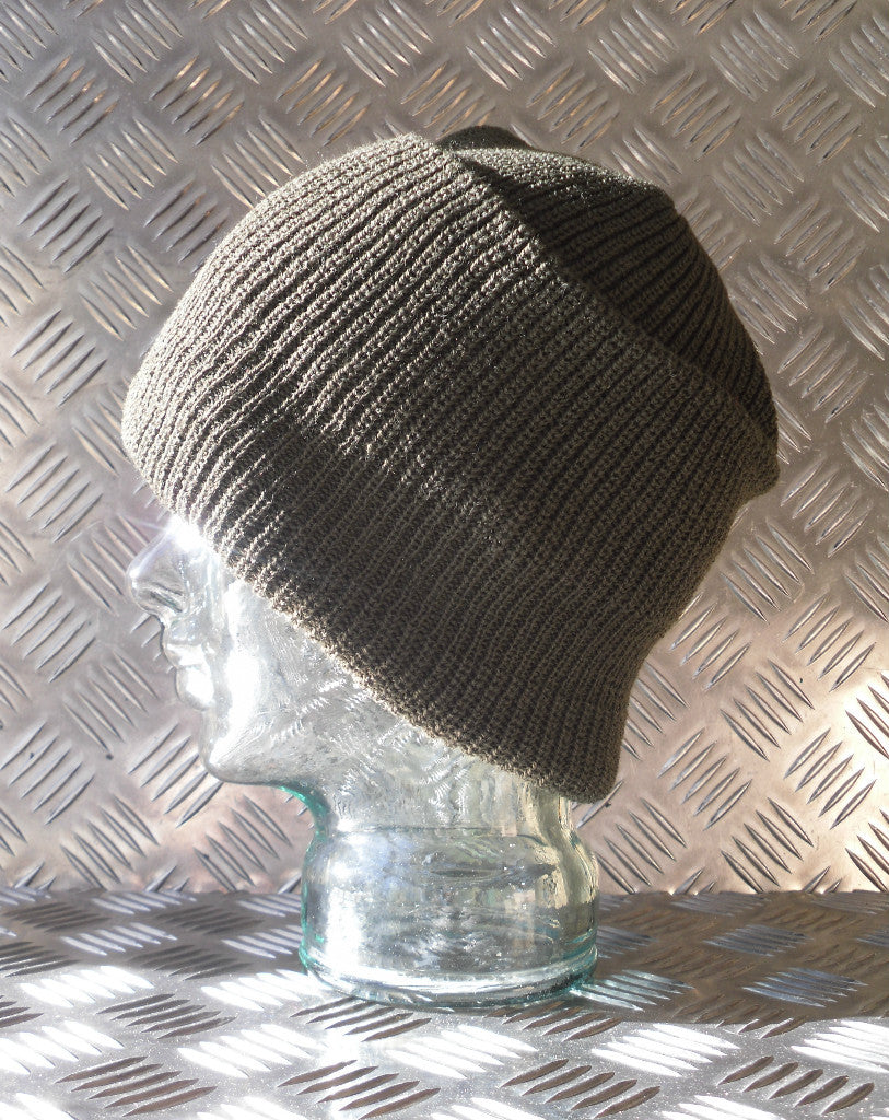 Army Green. One (1) Hole Balaclava / Beanie Hat - Very Warm - Brand New