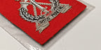Royal Pioneer Corps Wire Braided Red Felt Patch Queen's Crown