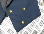 RAF Royal Air Force Vintage Mess Jacket Airforce Blue Grey OFC With Braided Cuffs