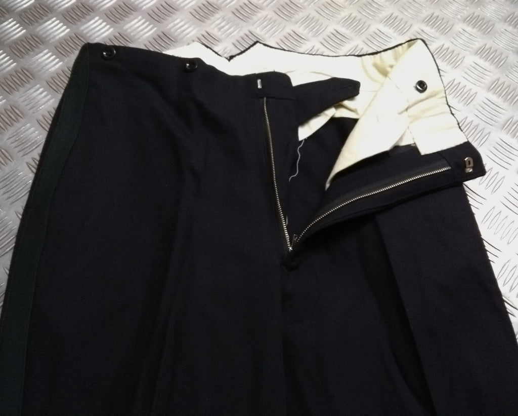 No1 Mess Trousers British Army Dress With Infantry / Rifles Green Stripes W34"