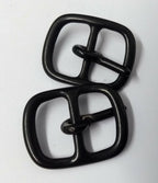 Genuine British Issue 5/8" Black Metal Buckles For Spur Straps X2 STD67