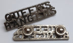 Queens York Rangers Shoulder Title Badges 1st American Canada Old Pattern