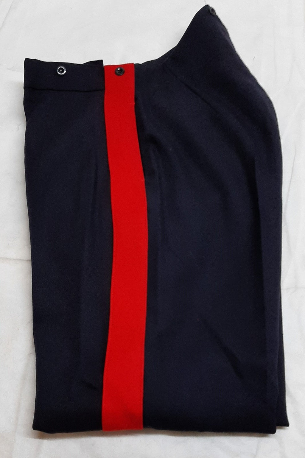 No1 Army Trousers British All Ranks Blues Red Stripe Dress Uniform W37" L32"