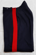 No1 Army Trousers British All Ranks Blues Red Stripe Dress Uniform W37" L32"
