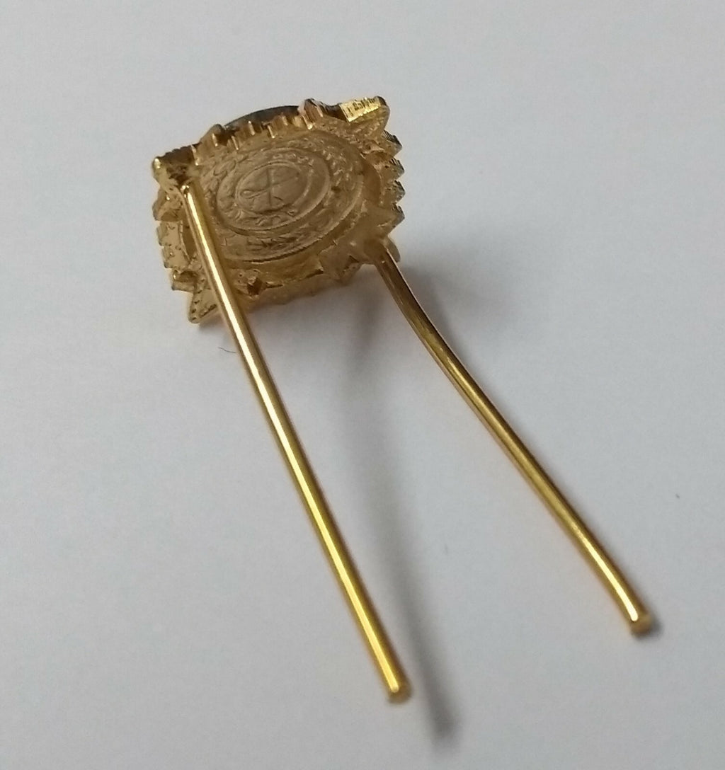 Genuine Issue Gold Coloured Officers 1/2" Rank Pips Stars X1 Pair GIM39
