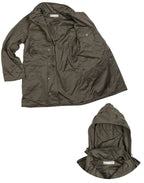 M65 Combat Jacket Green M-65 Pattern With Concealed Hood Olive Drab AUT