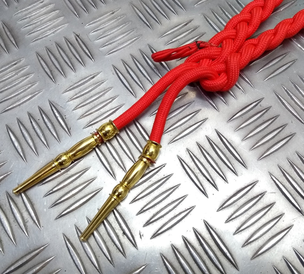 Aiguillette Officers Dress Cord For Ceremonial & Parade Duties Gold Tip Ends