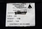 No1 Dress Trousers Wingback British Army Uniform Maroon Stripes Waist 42"