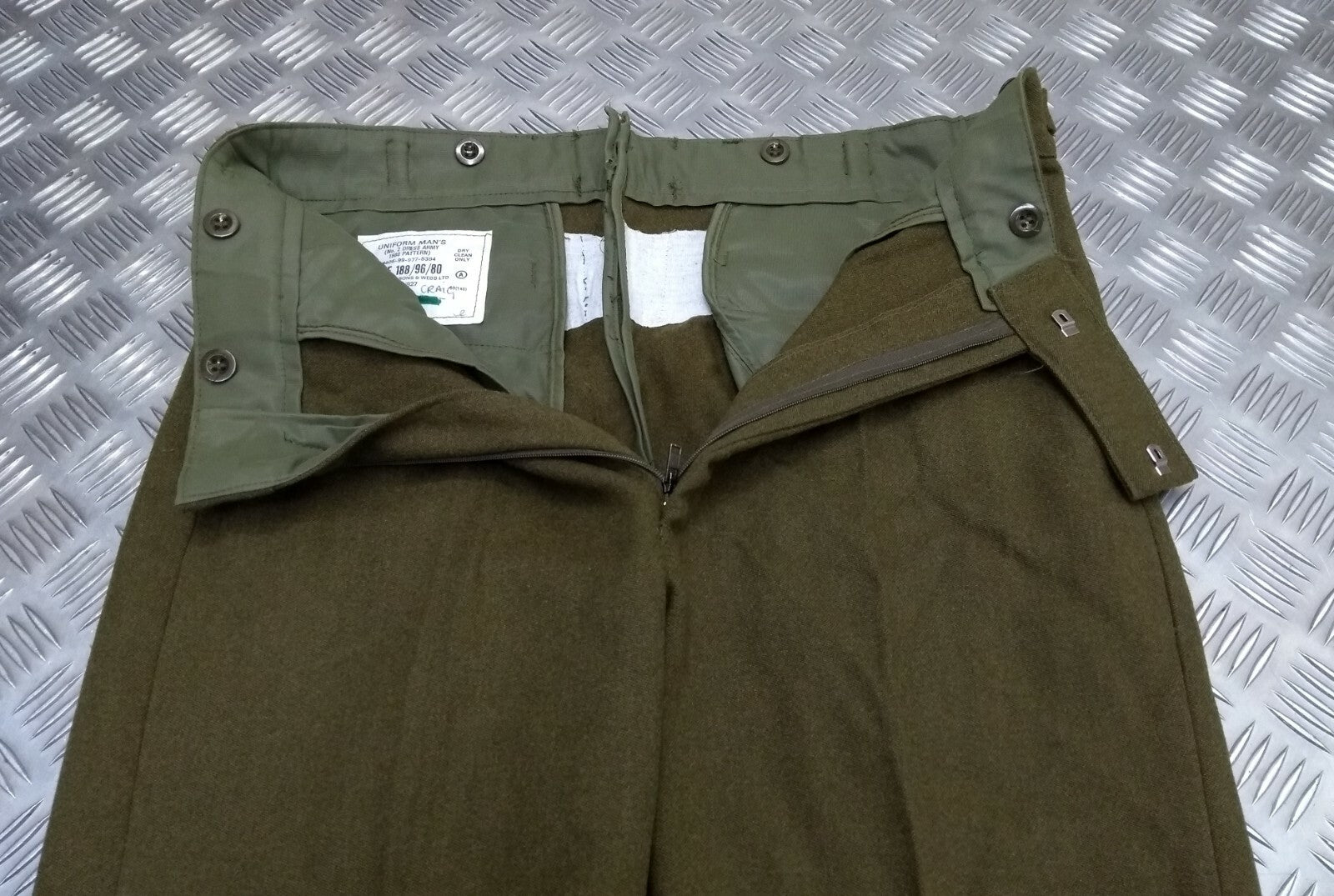 No2 Dress Trousers Vintage British Army Old 1980s Pattern No 2 Officers