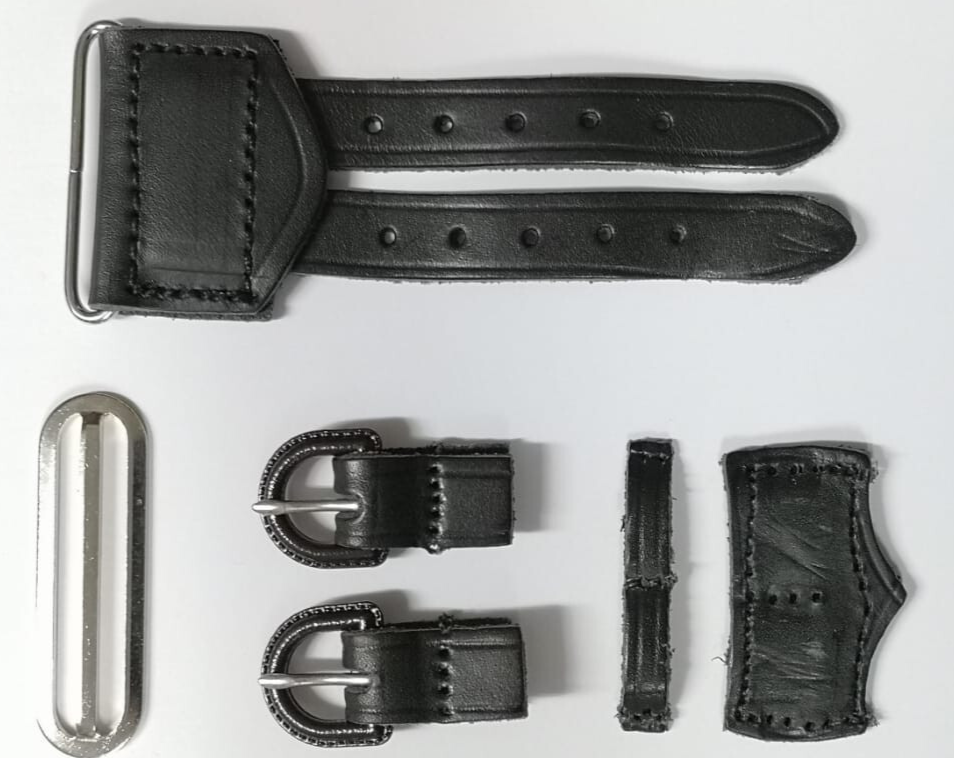 Leather Replacement Strap Slider Adjuster D-rings Spare Part for Stable Belts