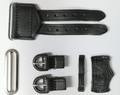 Leather Replacement Strap Slider Adjuster D-rings Spare Part for Stable Belts