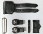 Leather Replacement Strap Slider Adjuster D-rings Spare Part for Stable Belts