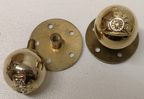 Royal Horse Artillery RHA Screw Base Ball Buttons Gold Coloured 26L