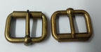 Mil-Spec Horse Guards & H Cav Brass 3/4" Bridle Buckles 1 Pair STD25