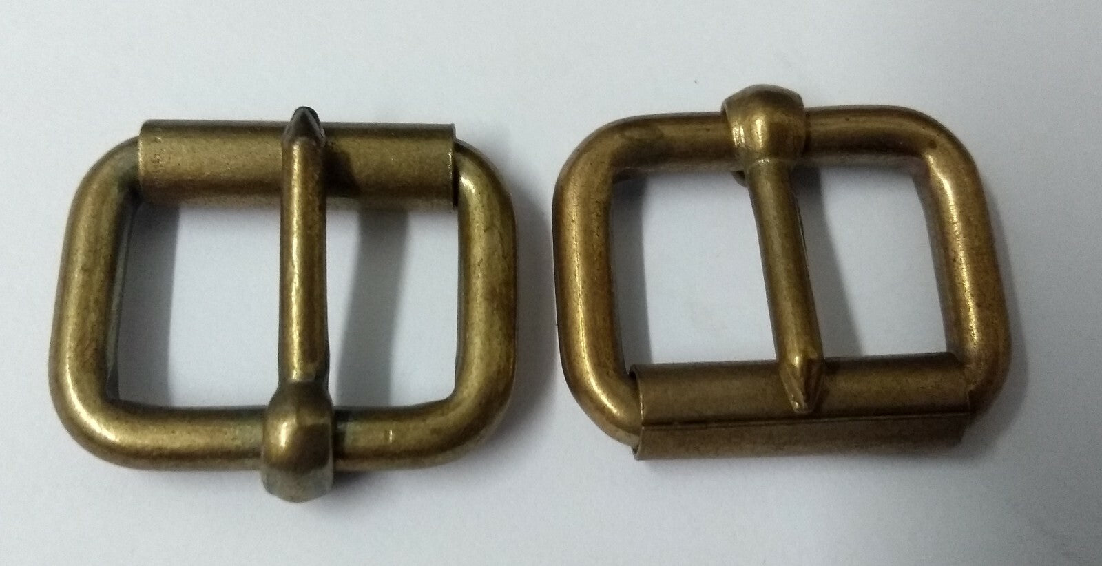 Mil-Spec Horse Guards & H Cav Brass 3/4" Bridle Buckles 1 Pair STD25