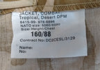 DDP Tropical Jacket Lightweight Combat British Army Desert Camo Uniform MARKED