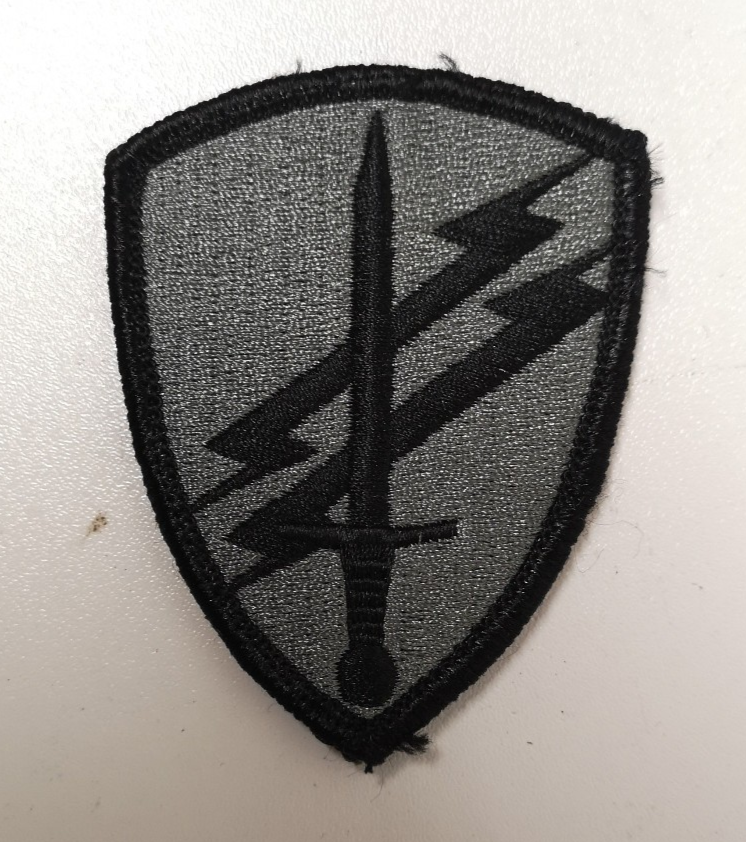 U.S. Army Civil Affairs & Psychological Operations USACAPOC Grey & Black Patch