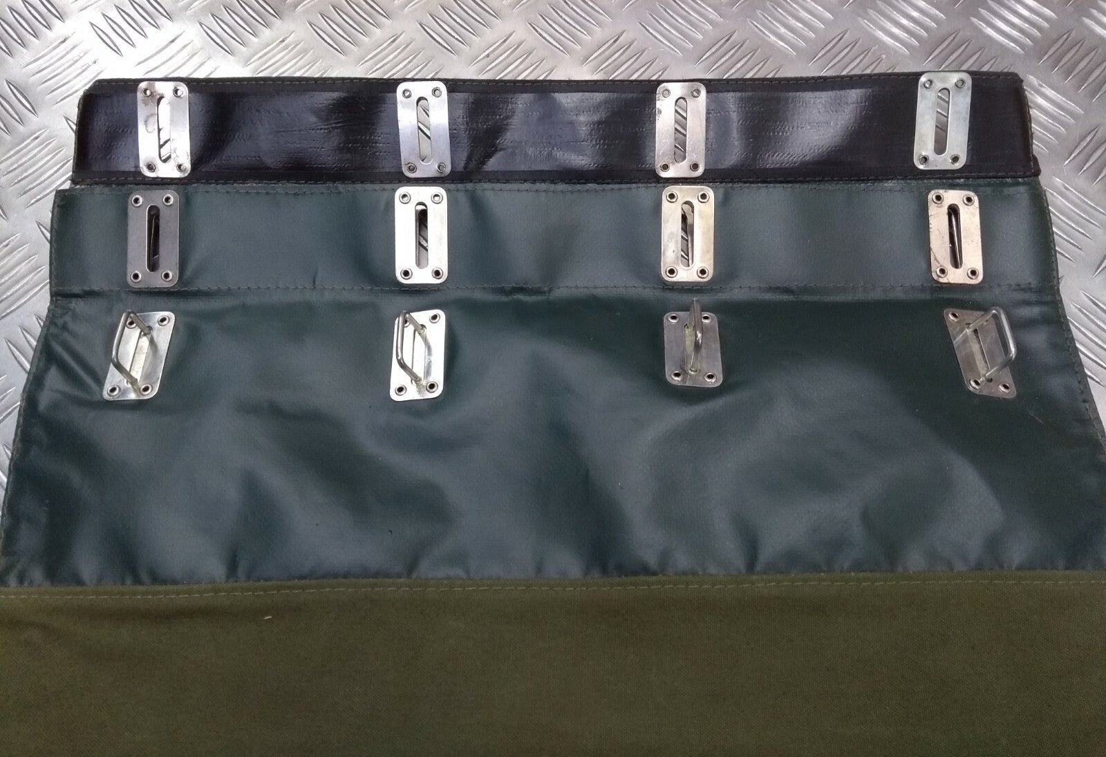 War Book Document Bag Heavy Duty Canvas With Metal And Vinyl Closure System