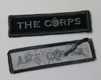 Genuine Issue Made in UK Subdued Patches "The Corps" x 2 New