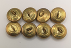 East Yorkshire Regiment Buttons 30L x8